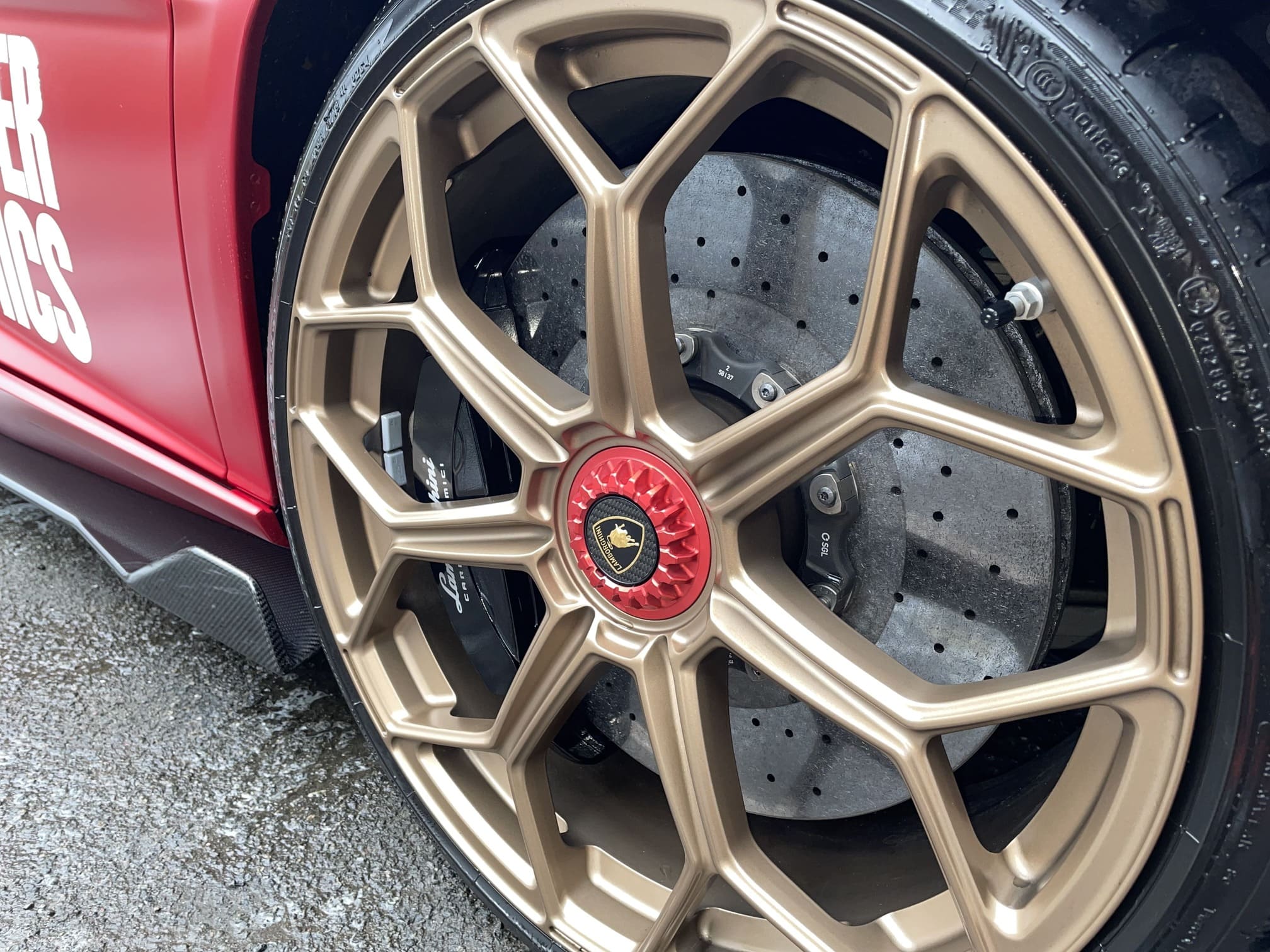 Lamborghini Aventador detail